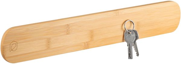 Schlüsselbrett, magnetische Schlüsselleiste aus Bambus