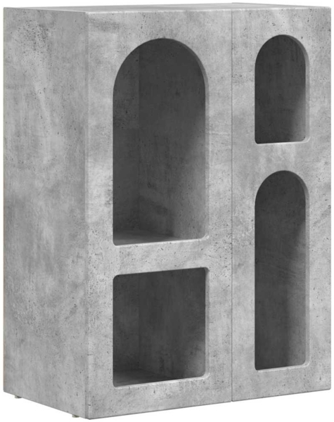 vidaXL Sideboard Beton Grau 59 x 35 x 80,5 cm Holzwerkstoff 891317