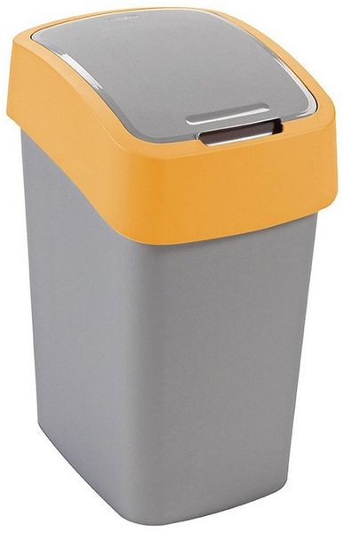 Curver Mülleimer, Flip Bin 25L Abfallbehälter für Recycling