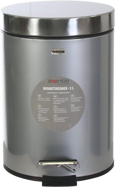axentia Kosmetikeimer Kosmetikeimer, Edelstahl, Mehrfarbig