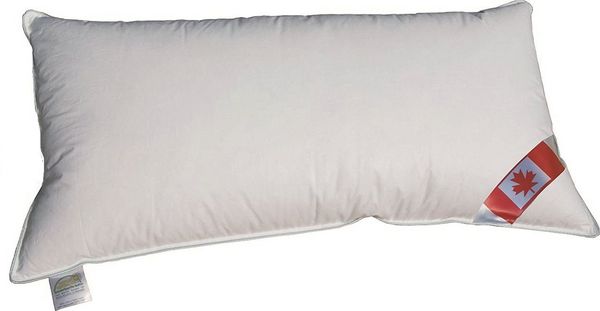 KÜNSEMÜLLER Daunenkissen Canada Daunenkissen 3-Kammer Kissen 40x80 cm Xclusive, Füllung: Daune Federn, Rückenschläfer, Seitenschläfer, 3 Kammer Kissen