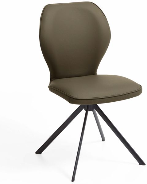 NIEHOFF SITZMÖBEL Polsterstuhl COLORADO BHT 49.50x92x60 cm Esszimmerstuhl Freischwinger Schwingstuhl