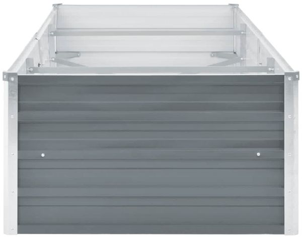 vidaXL Garten-Hochbeet Verzinkter Stahl 240x80x45 cm Grau 44842 Bild 4