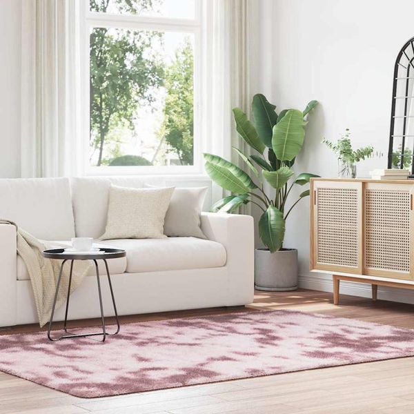 vidaXL Teppich Shaggy Hochflor NAVARRA Altrosa 160x230 cm Polyester 4102841