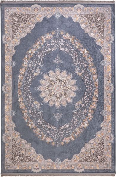Orientalischer Webteppich - Diba 300 x 200 cm - blau