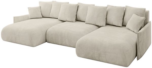 ALTDECOR Wohnlandschaft ONESK-U-v1, Couch mit Schlaffunktion, Wohnzimmer - Ecksofa, Corner Sofa Bett Eckcouch Couch U-Form Schlafcouch Ausziehbar
