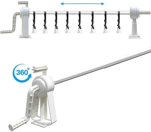 100-600cm Pool Aufrollvorrichtung Aufroller Stange Poolabdeckung Solarfolie