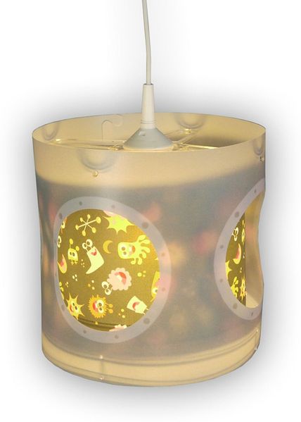 LED Kinderzimmer Deckenleuchte Lampenschirm drehend Lichteffekte