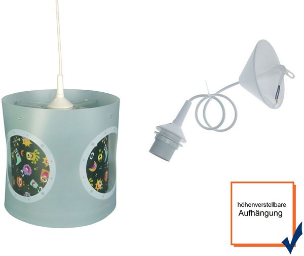 LED Kinderzimmer Deckenleuchte Lampenschirm drehend Lichteffekte Bild 3