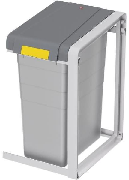 Hailo Mülltrennsystem ProfiLine Öko XL Erweiterungseinheit, Abfalleimer, Abfalltrenner, Kunststoff, Grau, 38 L, 0935-302