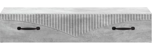vidaXL Wandmontierter Beistelltisch Betongrau 87,5 x 34,5 x 17 cm 899008 Bild 4