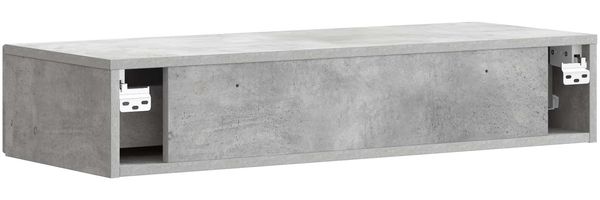 vidaXL Wandmontierter Beistelltisch Betongrau 87,5 x 34,5 x 17 cm 899008 Bild 6