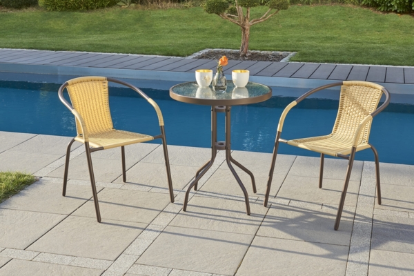 LC Garden »Garvista« Gartenstuhl Metall/PE-Rattan