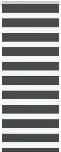 Doppelrollo Duo-Rollo Schwarz 60x150 cm Stoffbreite 55,9 cm Polyester