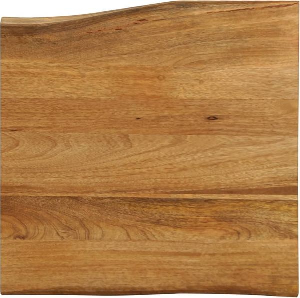 vidaXL Tischplatte mit Baumkante 80x80x3,8 cm Massivholz Mango 370794