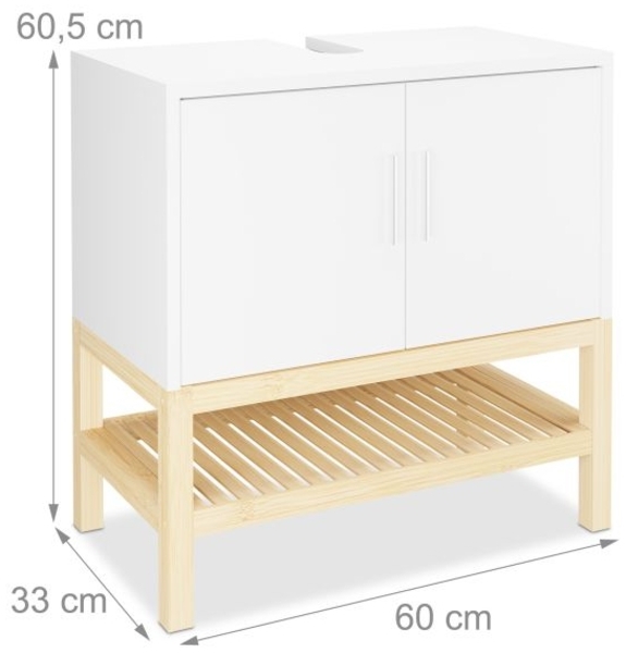 Waschbeckenunterschrank mit Ablage Bild 4