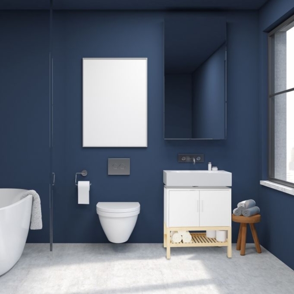 Waschbeckenunterschrank mit Ablage Bild 2