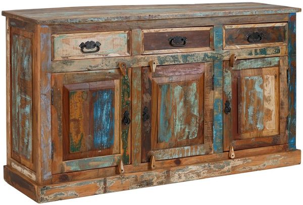 RIVERBOAT Sideboard Altholz Bunt