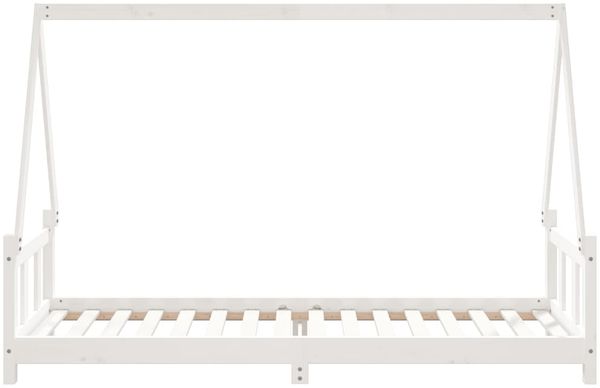 vidaXL Kinderbett Weiß 90x200 cm Massivholz Kiefer 834454 Bild 5