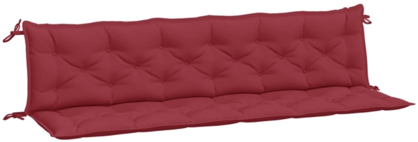 vidaXL Gartenbank-Auflagen 2 Stk. Weinrot 200x50x7 cm Oxford-Gewebe 361744