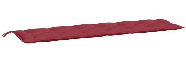 vidaXL Gartenbank-Auflagen 2 Stk. Weinrot 200x50x7 cm Oxford-Gewebe 361744 Bild 4