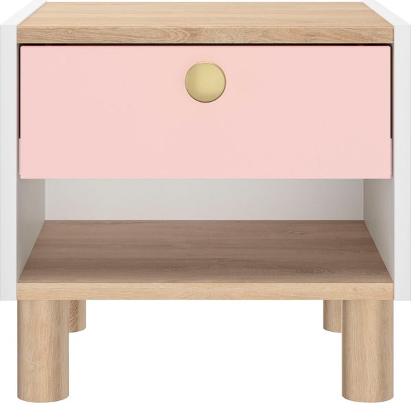 Gami Nachttisch Romy (1-St), Elegantes Design für eine sanfte und feminine Atmosphäre.