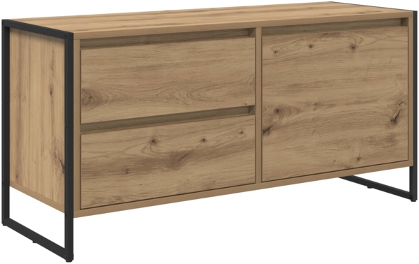 vidaXL TV-Schränk Kunsthandwerk Eiche 100 x 36 x 49.5 cm Holzwerkstoff 886623