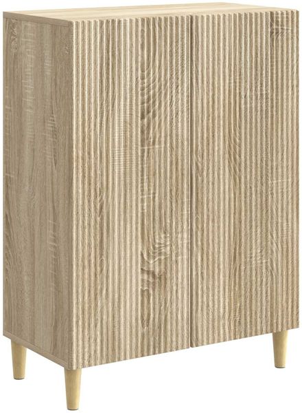 vidaXL Sideboard Sonoma-Eiche 66 x 34,5 x 90 cm Holzwerkstoff 894587