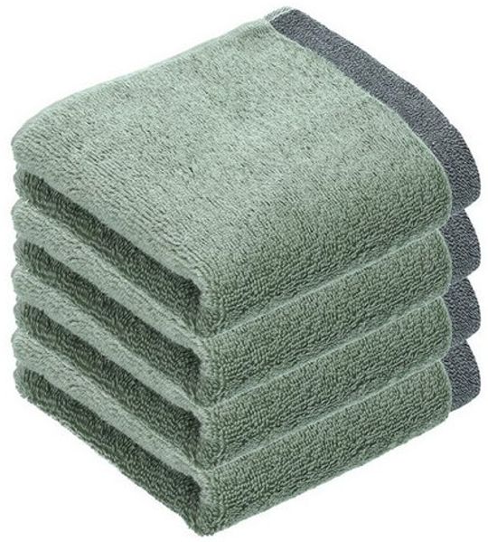 bugatti Gästehandtücher 4er Pack Gästetuch Prato, Frottier (Spar-Set, 4-St), hohe Markenqualität