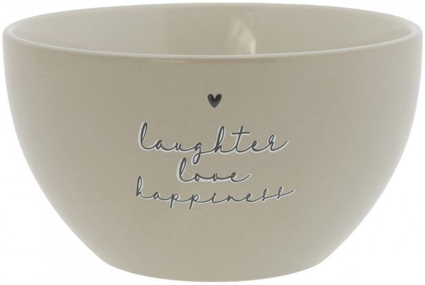 Bastion Collections - Schale Schüssel Laughter Keramik 300ml Titane RJ/BO 032 BT