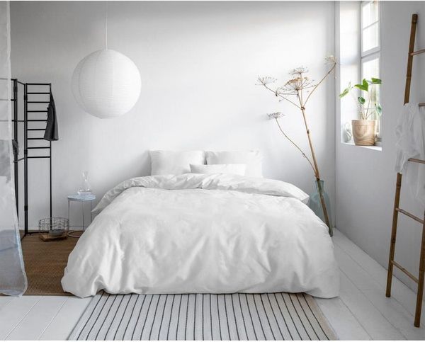 Sitheim-Europe Bettwäsche PRIMAVIERA DELUXE UNI SATIN Bettbezug & Kissenbezüge, Baumwolle, 2 teilig, Der Satin sorgt für einen leichten Glanz