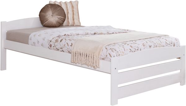 Stauraumbett Seniorenbett "Loni" 120x200 Kiefer massiv