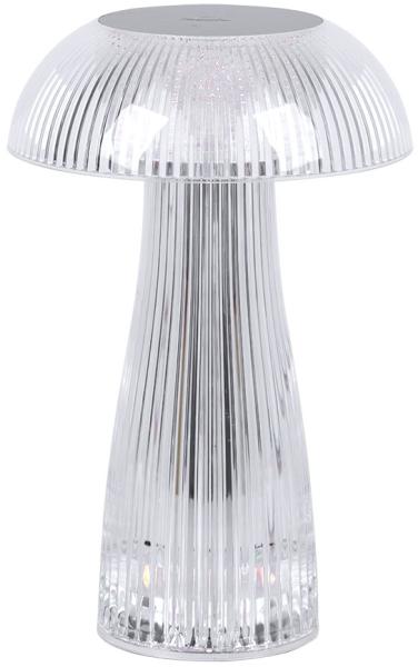 LED Tischleuchte, Touchdimmer, Akku, USB-Kabel, H 25 cm