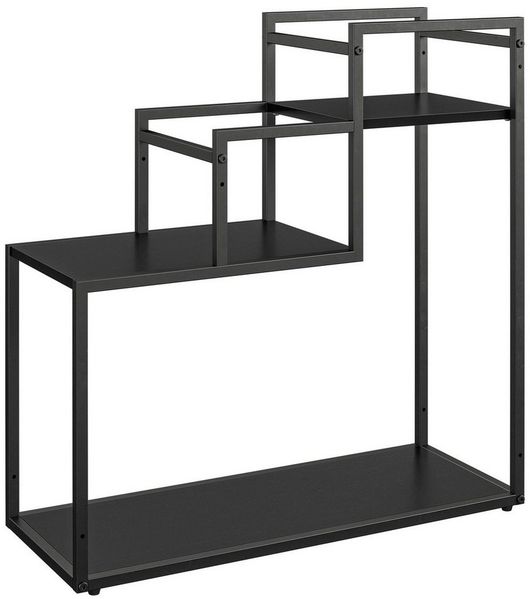 loft24 Pflanzentreppe Weston, Standregal mit Metallgestell für Pflanzen und Blumen