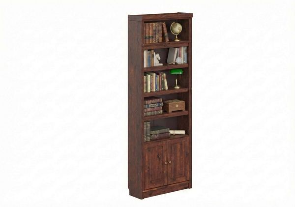 OTTO home Bücherregal mit 2 Türen Soeren Regal Aktenregal B/T/H: 80/29/220 cm, massive Kiefer, FSC®-zertifiziert