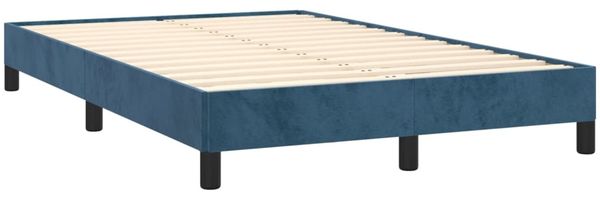Bettgestell Dunkelblau 120x200 cm Samt [346968] Bild 3