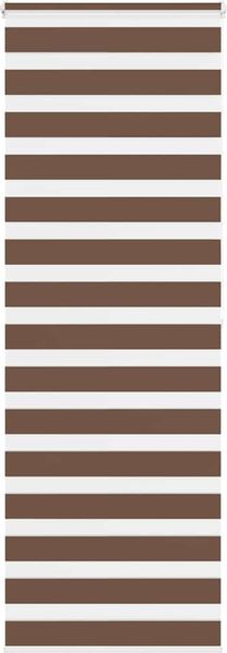 Doppelrollo Duo-Rollo Braun 85x200 cm Stoffbreite 80,9 cm Polyester