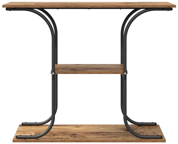 vidaXL Konsolentisch Altholz 101 x 35 x 80,5 cm Holzwerkstoff 868473 Bild 4