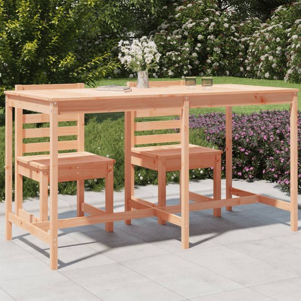 Gartentisch, Balkontisch, Esstisch 203,5 x 90 x 110 cm Massivholz Douglasie