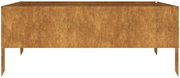 vidaXL Hochbeet 100x100x41 cm Cortenstahl 824516 Bild 2