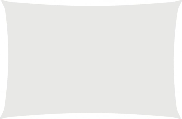 vidaXL Sonnensegel Oxford-Gewebe Rechteckig 2x4 m Weiß 135257