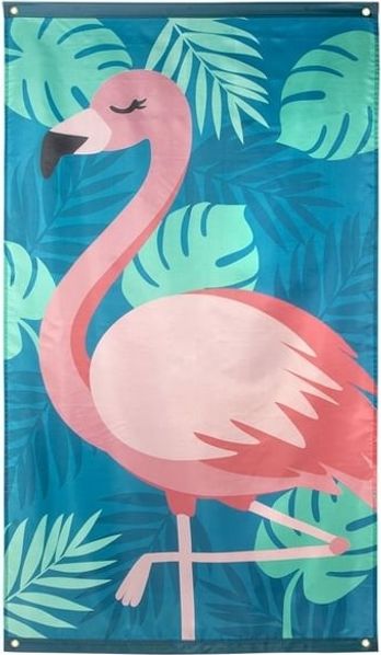 Flamingo-Flagge 90x150 cm