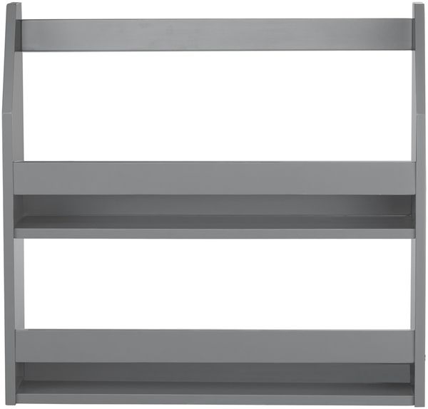 Regal Wandregal Hängeregal Bücherregal Holzregal Holz Grau Bild 7