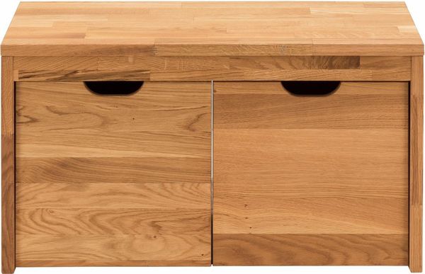 Home affaire Schuhbank Dura Schuhbank incl. Schubladen funktionell und stabil, Massivholz, Skandinavisches Design, Robust, stabil, FSC zertifiziert