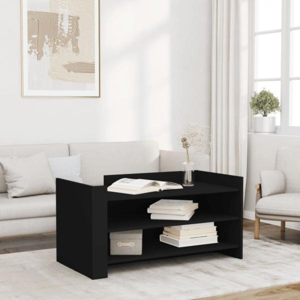 vidaXL Couchtisch Schwarz 100x50x50 cm Holzwerkstoff 848347