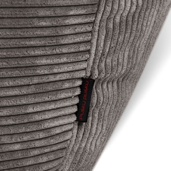Sitzsack ‘Seat‘, Bezugstoff - Waves, 100% Polyester, Chocolate, 85x105x80 cm cm. Bild 6