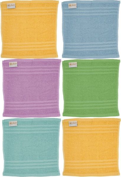 TSB Werk Handtücher Seiftuch Handtuch Waschlappen 30x30 cm, (6-St), Seiflappen, Gästetuch, Frottiertuch
