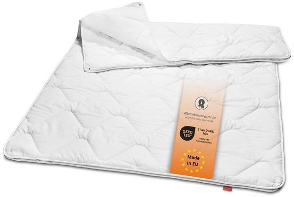 sleepling Microfaserbettdecke Basic 100, Füllung: 100% Polyester, für Allergiker geeignet, hergestellt in der EU Bild 5