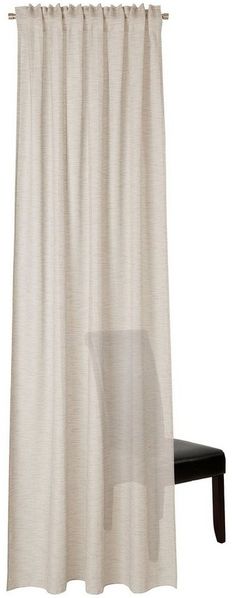 Neutex for you! Vorhang Biella (1 St), verdeckte Schlaufen, halbtransparent, Jacquard, HxB: 245x142, Schal mit verdeckten Schlaufen