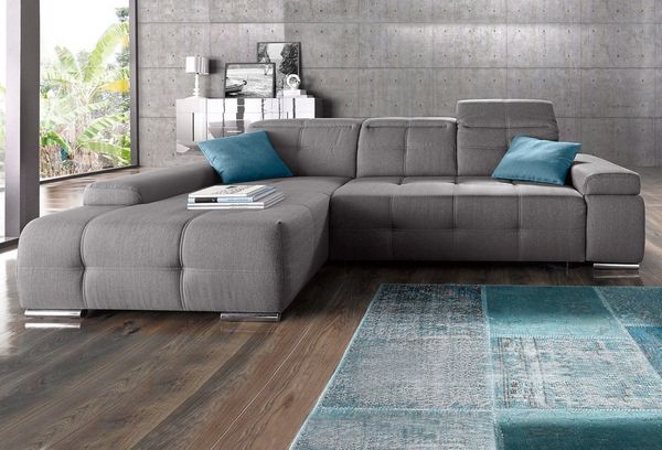 sit&more Ecksofa Mistral L-Form, wahlweise mit Bettfunktion